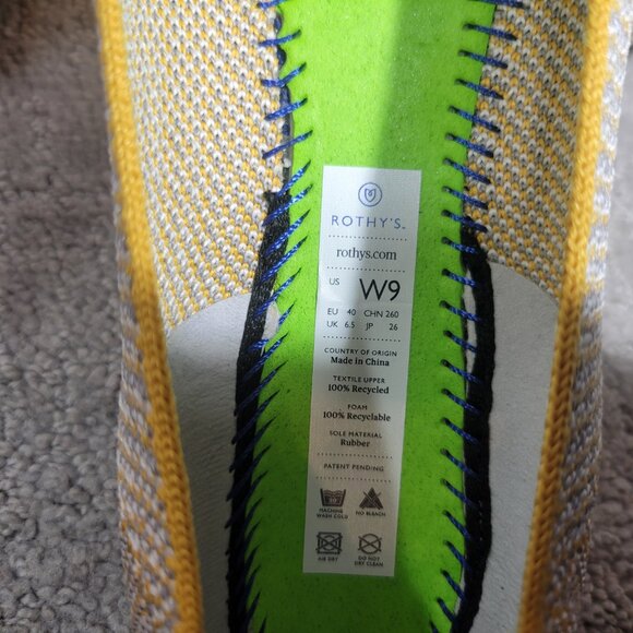 Rothy’s The Flat Dandelion Slip On Shoes Women's Size US 6, 8.5, 9, 11.5 - Picture 9 of 10